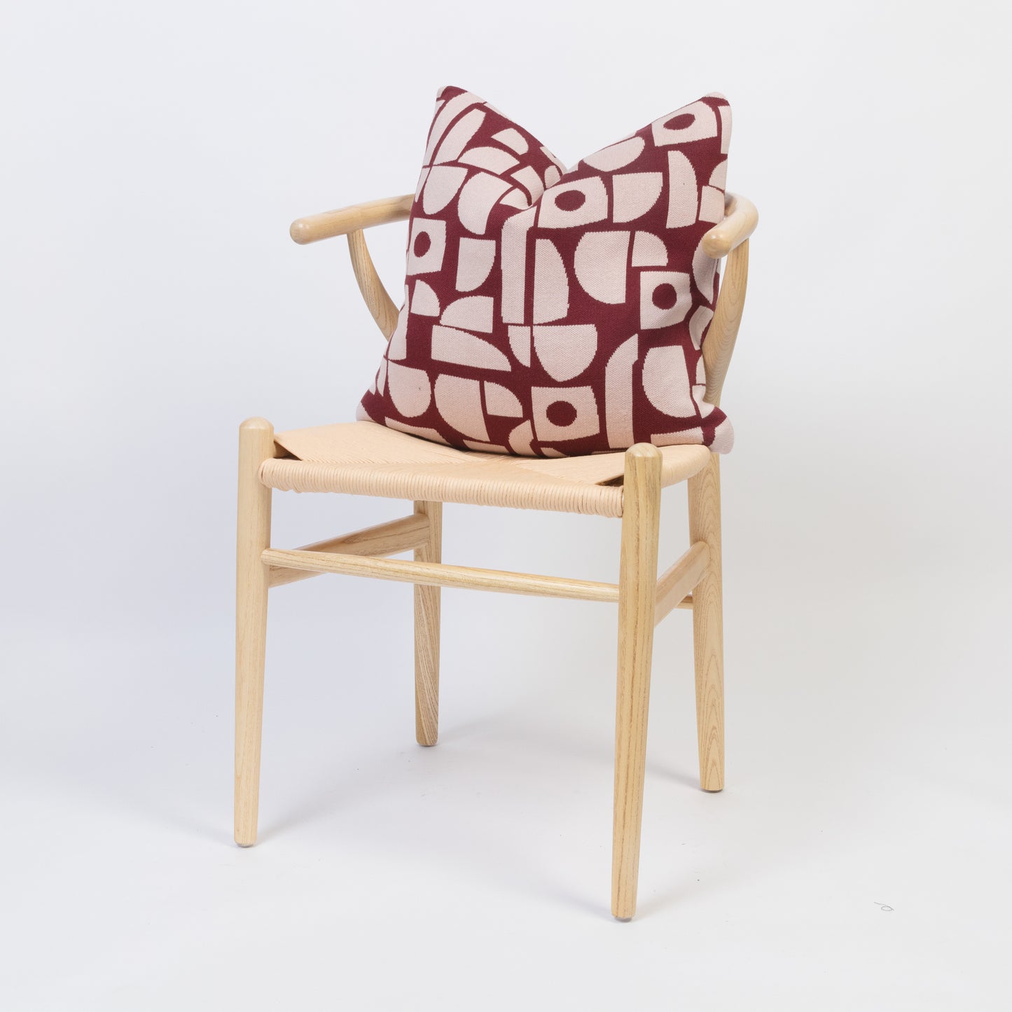 Bruten Mini Cushion Cover: Burgundy