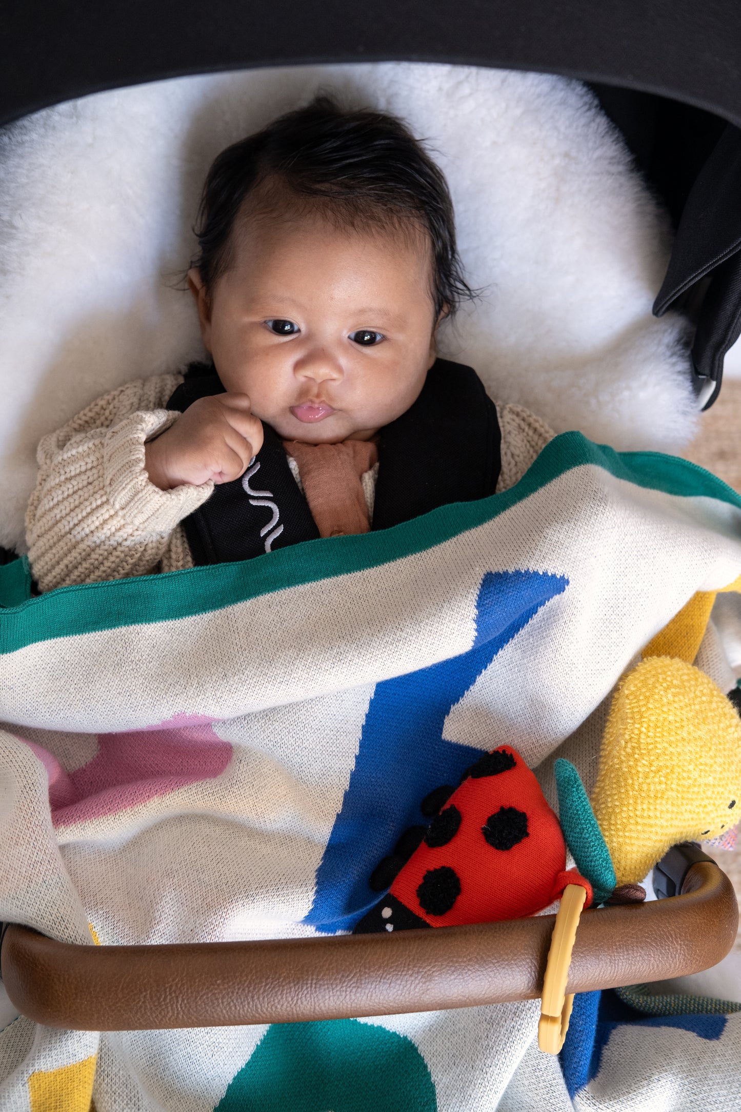 Numbers Baby Blanket: Multi
