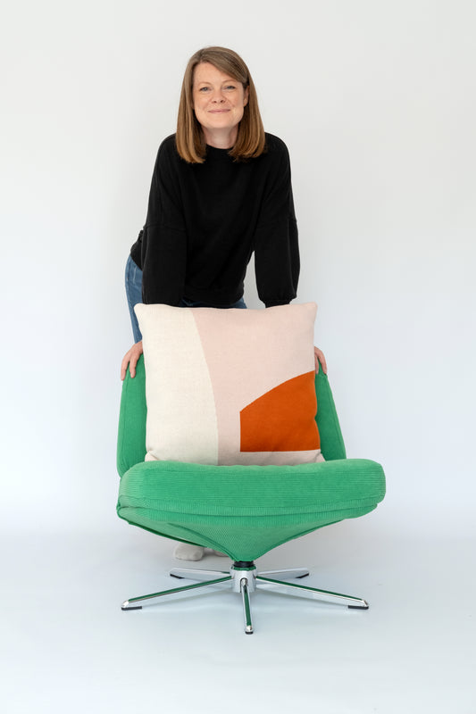 Form Cushion Cover: Orange