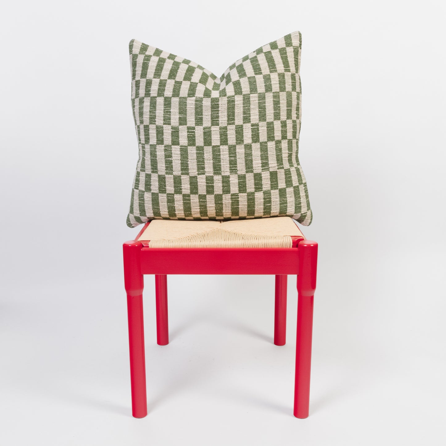 Blok Cushion Cover: Green