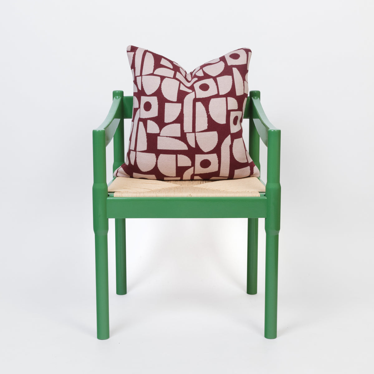 Bruten Mini Cushion Cover: Burgundy