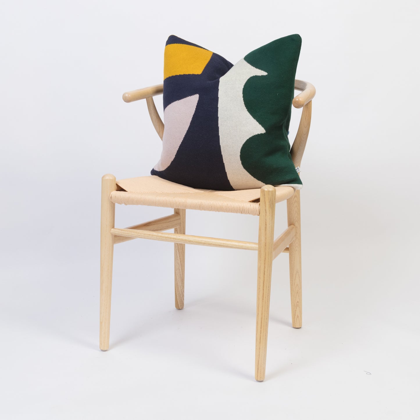 Orbi Cushion Cover: Navy