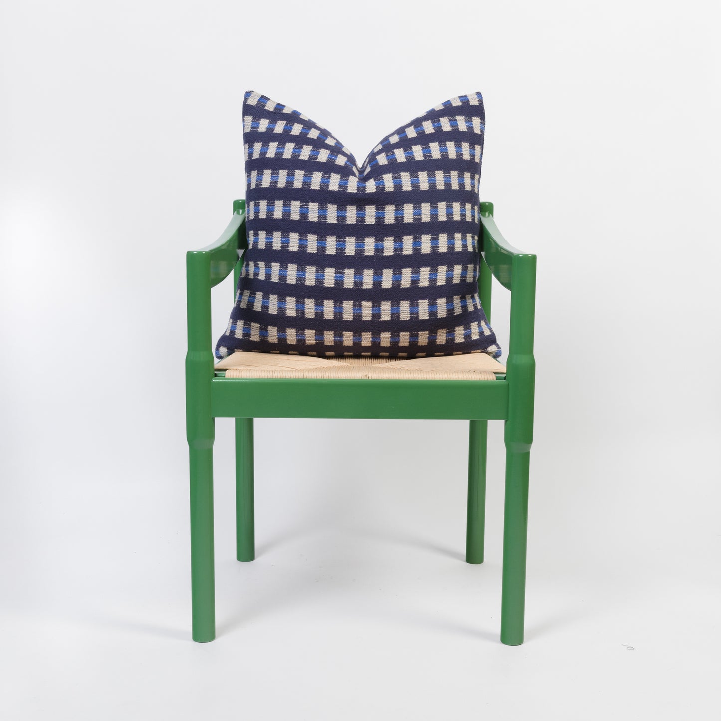 Hila Cushion Cover: Cobalt