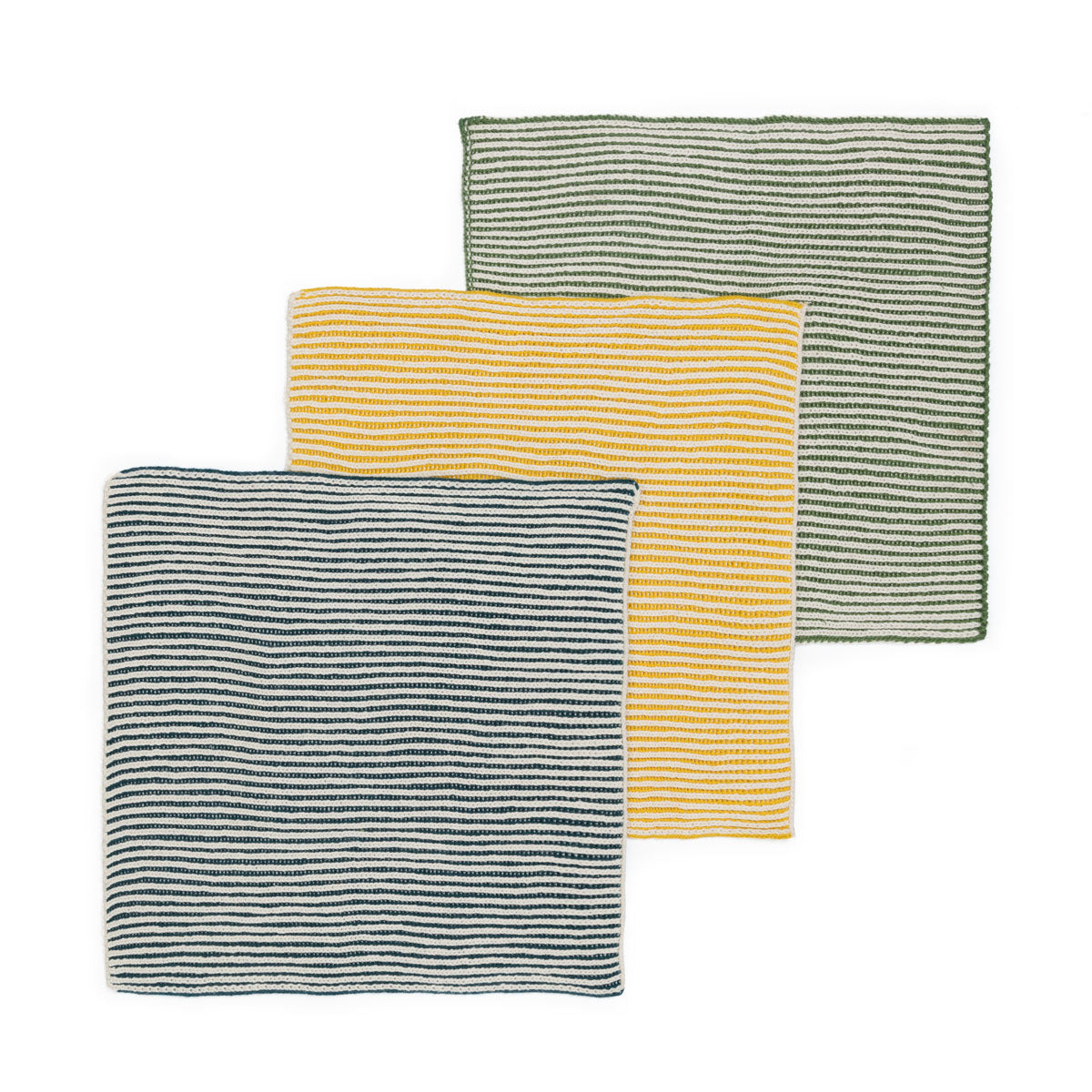 Reusable Ribbed Dishcloths: Citrus