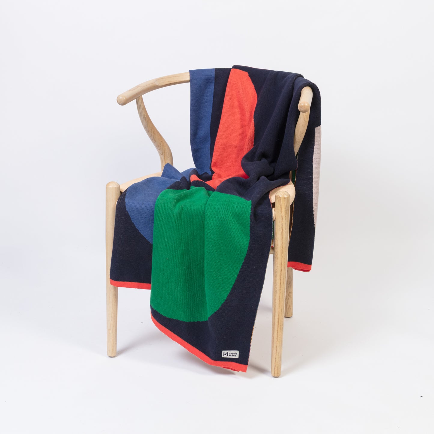 Bruten Cotton Throw: Red