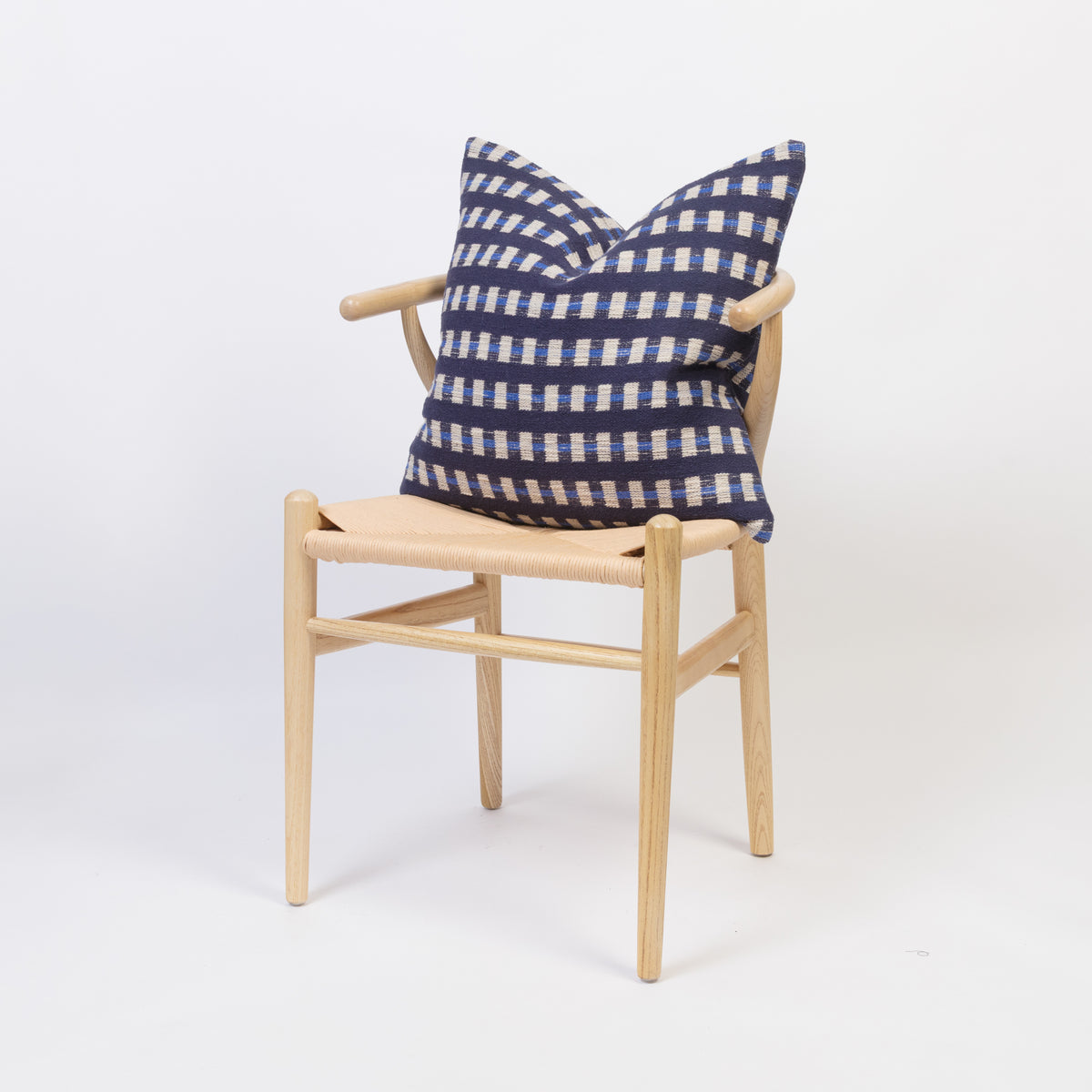 Hila Cushion Cover: Cobalt