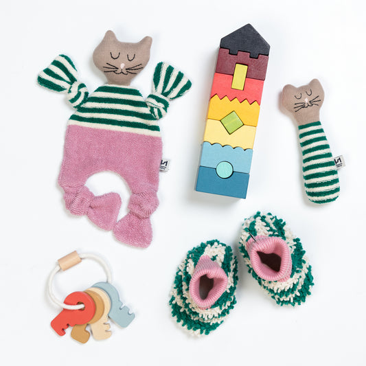 Cat Cuddle Cloth: Green