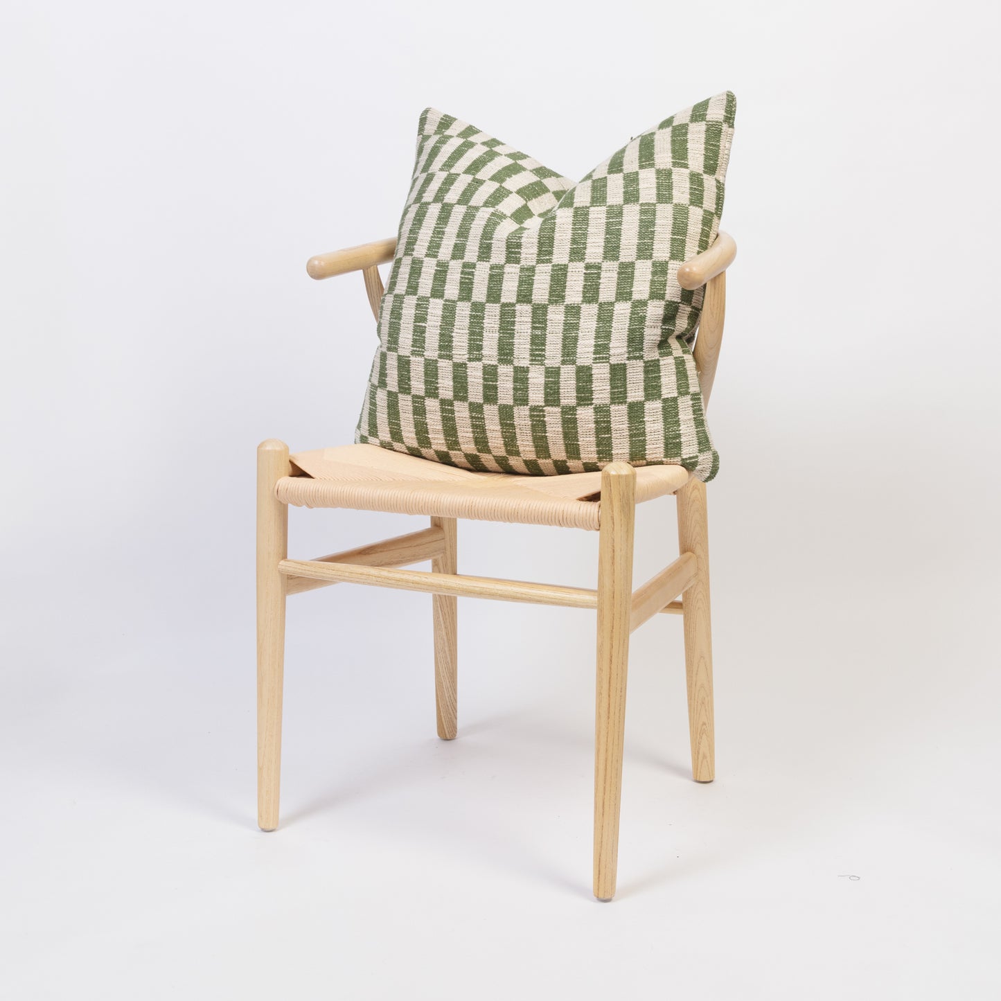 Blok Cushion Cover: Green