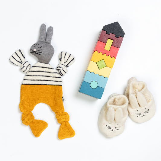 Rabbit Cuddle Cloth: Yellow