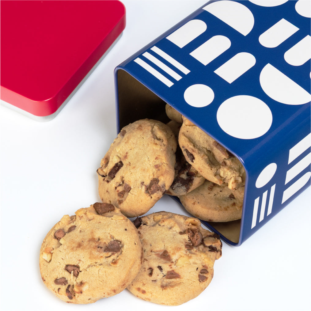 Stack the Dishes Airtight Storage Tin: Cobalt