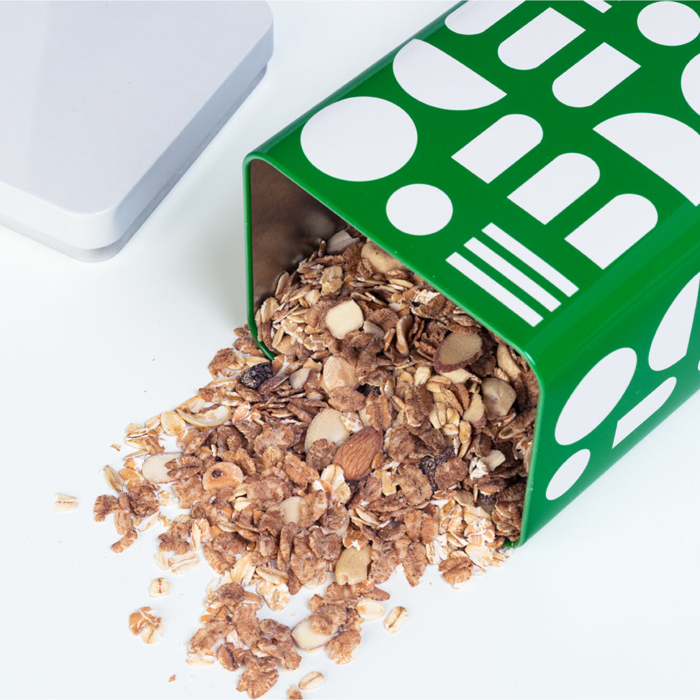 Stack the Dishes Airtight Storage Tin: Green