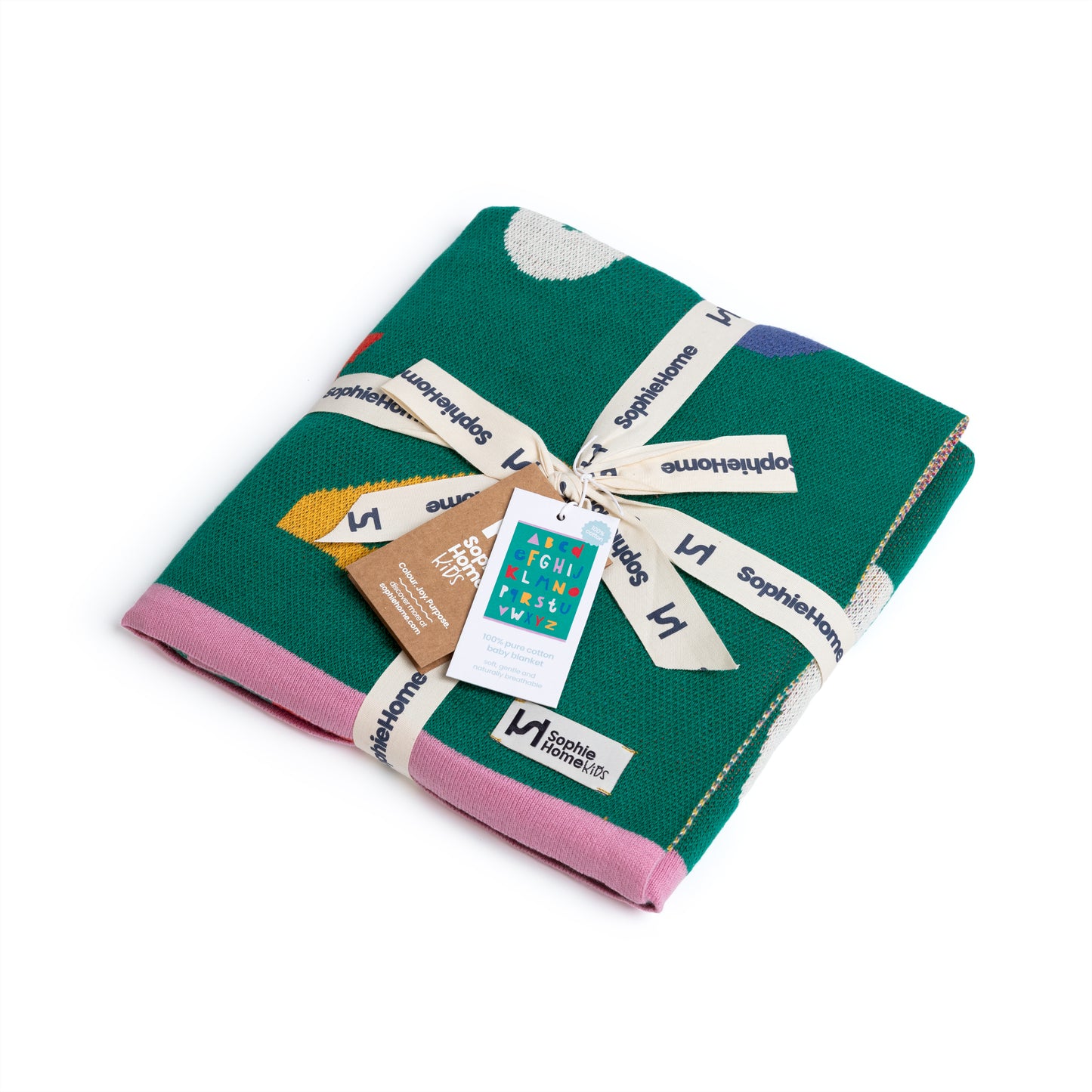 ABC Baby Blanket: Green