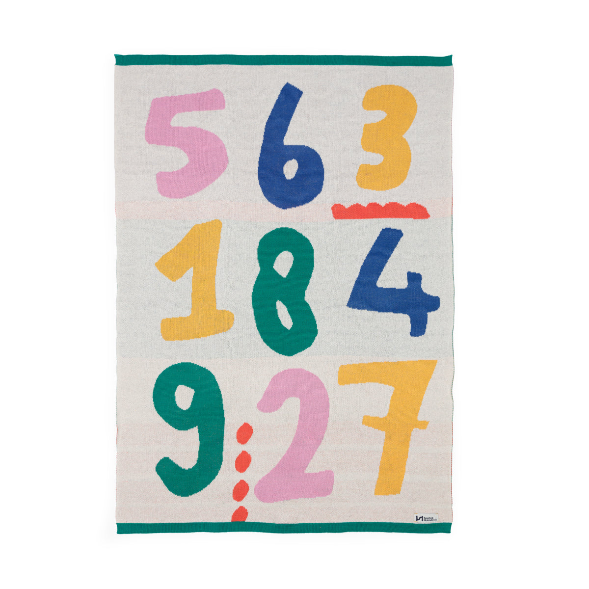 Numbers Baby Blanket: Multi