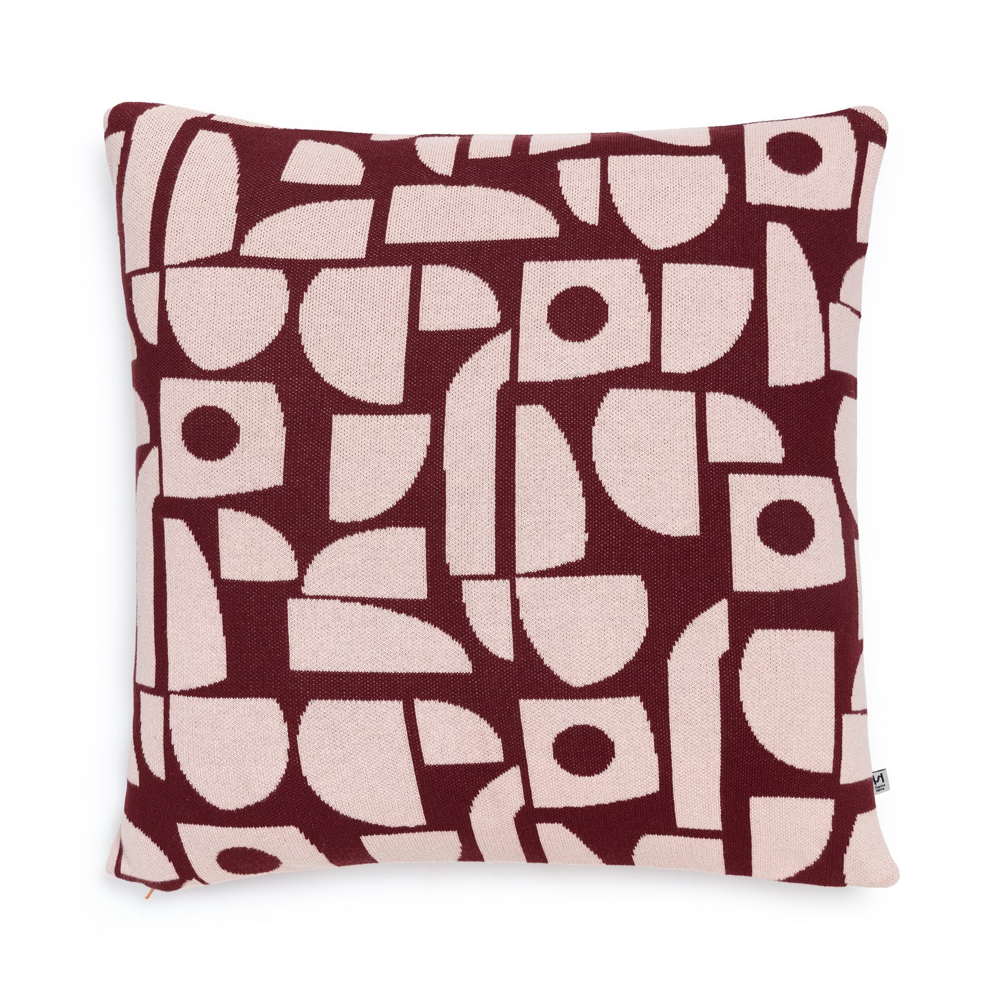 Bruten Mini Cushion Cover: Burgundy