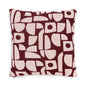 Bruten Mini Cushion Cover: Burgundy