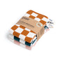 Reusable Check Dishcloths: Mustard