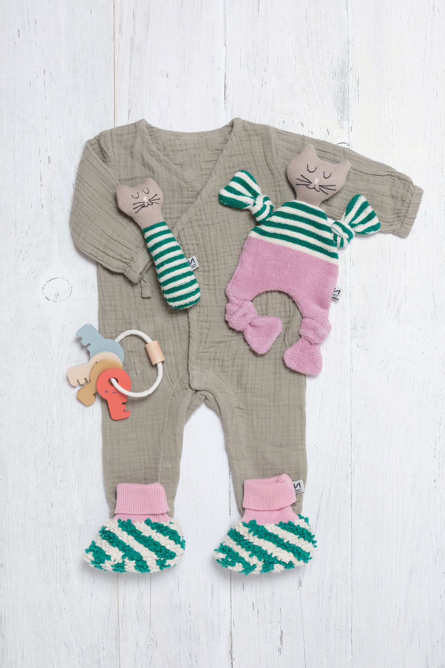 Cat Cuddle Cloth: Green
