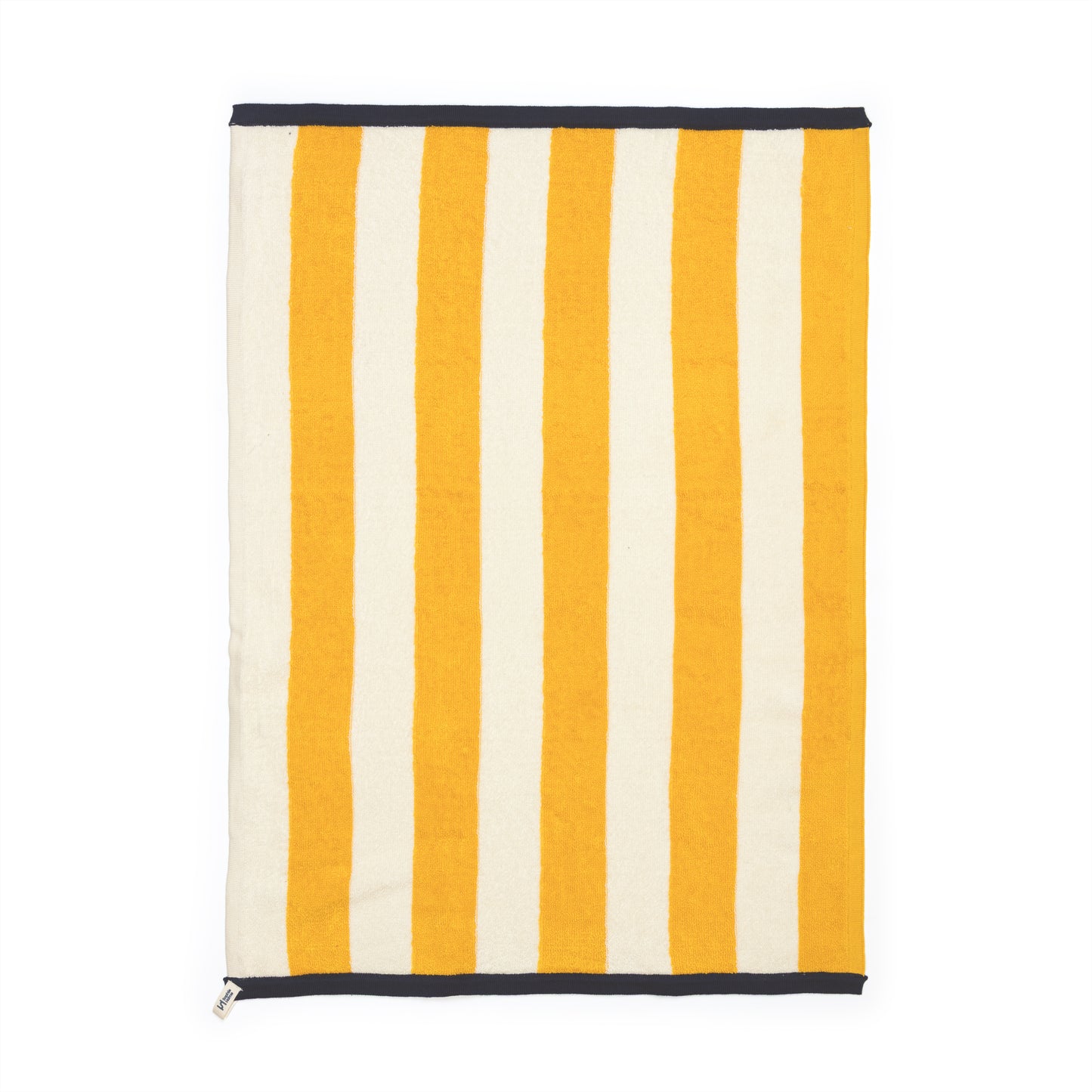 Striped Terry Towelling Hand Towel: Citrus