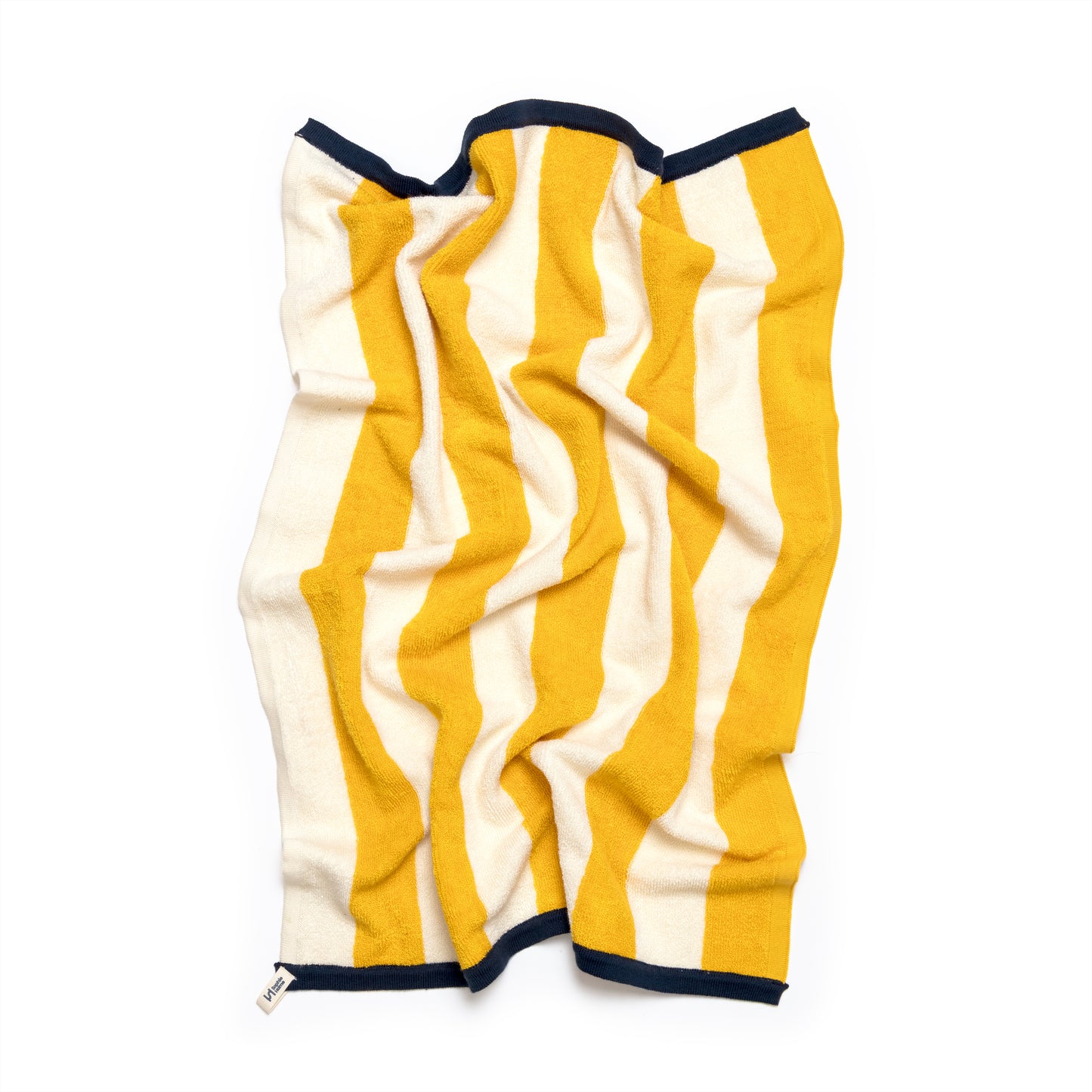 Striped Terry Towelling Hand Towel: Citrus