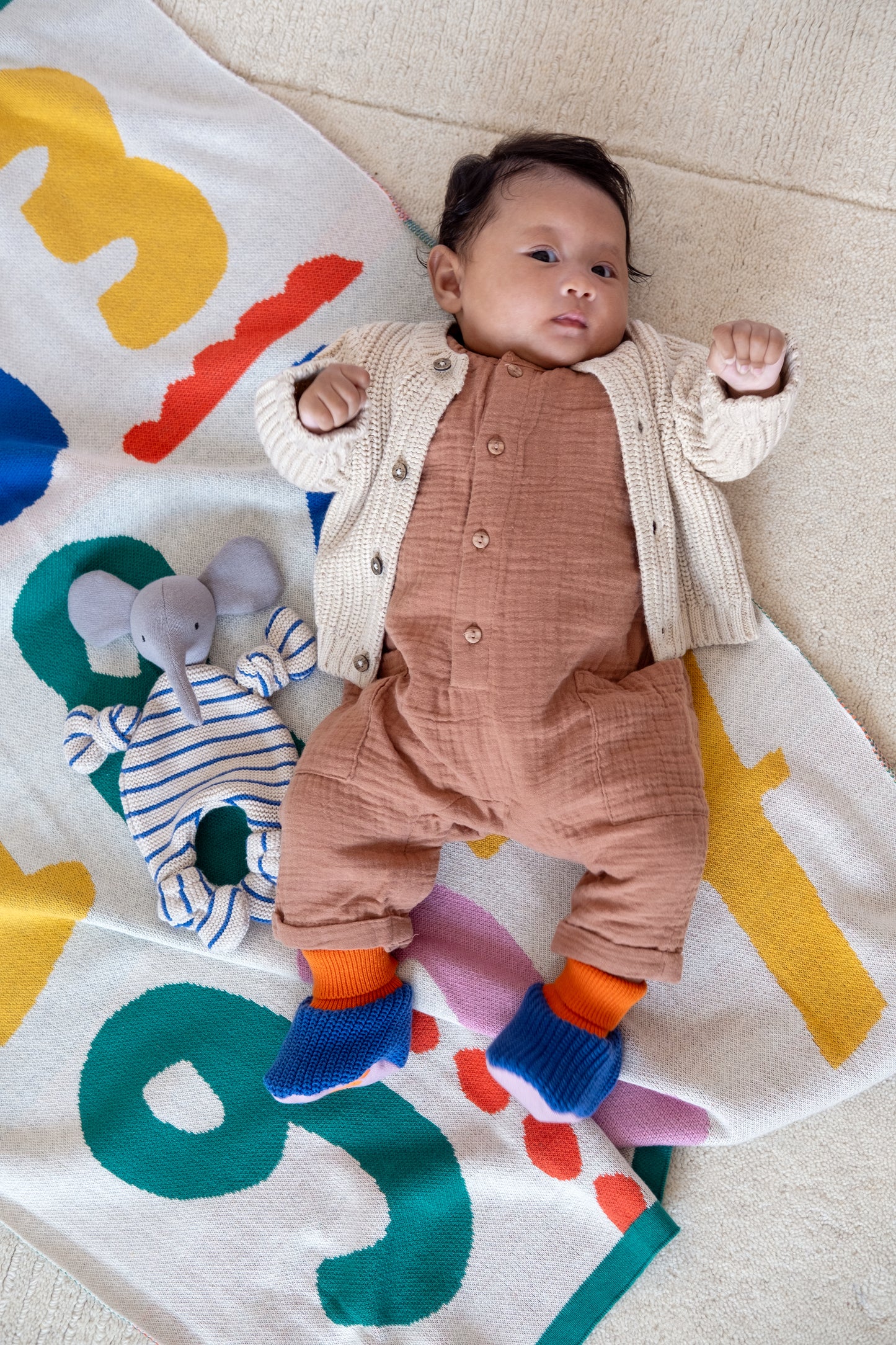 Numbers Baby Blanket: Multi
