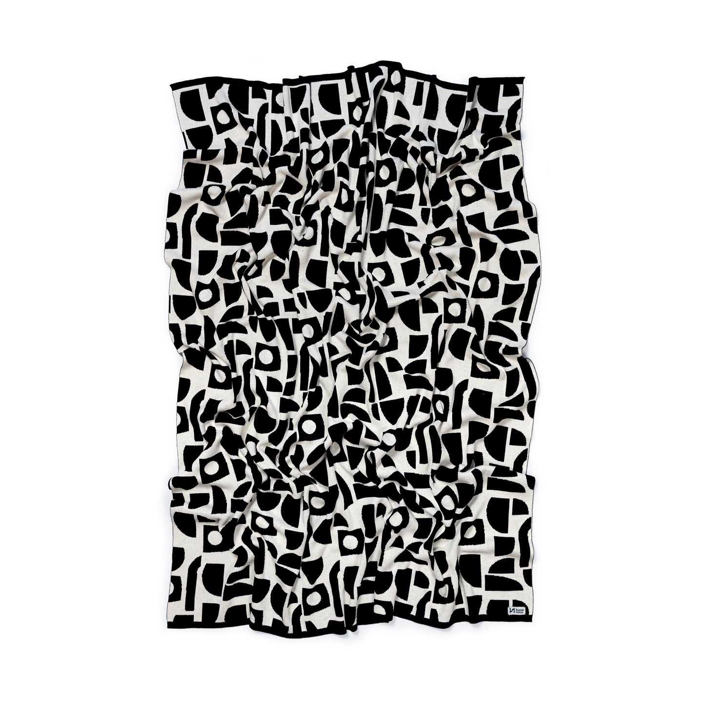 Bruten Mini Cotton Throw: Mono