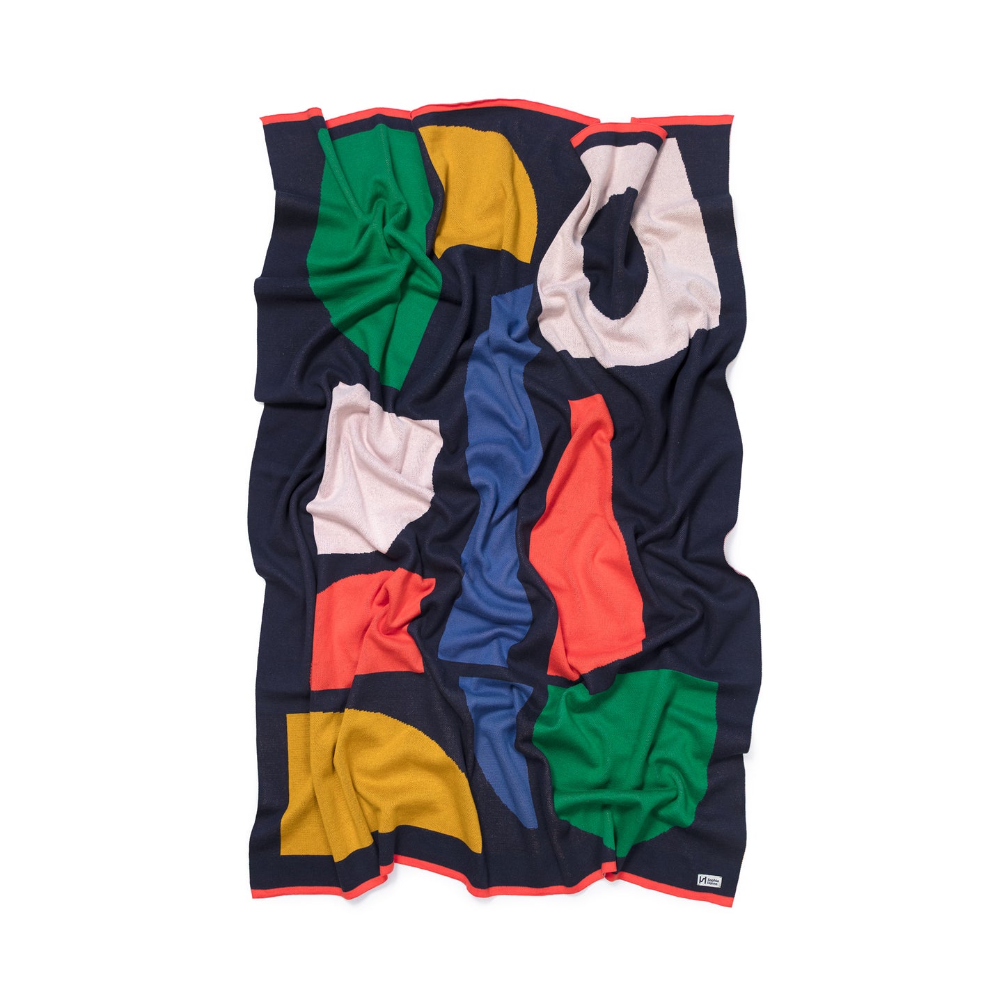 Bruten Cotton Throw: Red