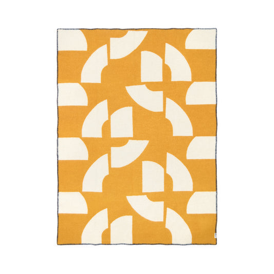 Deko Wool Blanket: Mustard