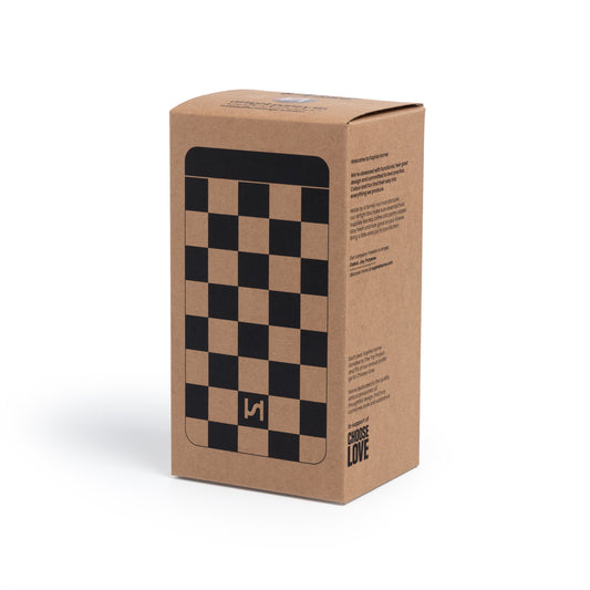 Check Airtight Storage Tin: Orange
