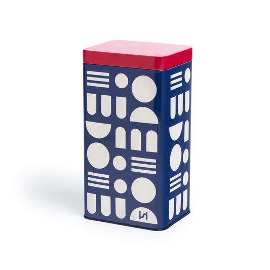 Stack the Dishes Airtight Storage Tin: Cobalt