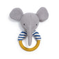 Elephant Teething Rattle: Cobalt