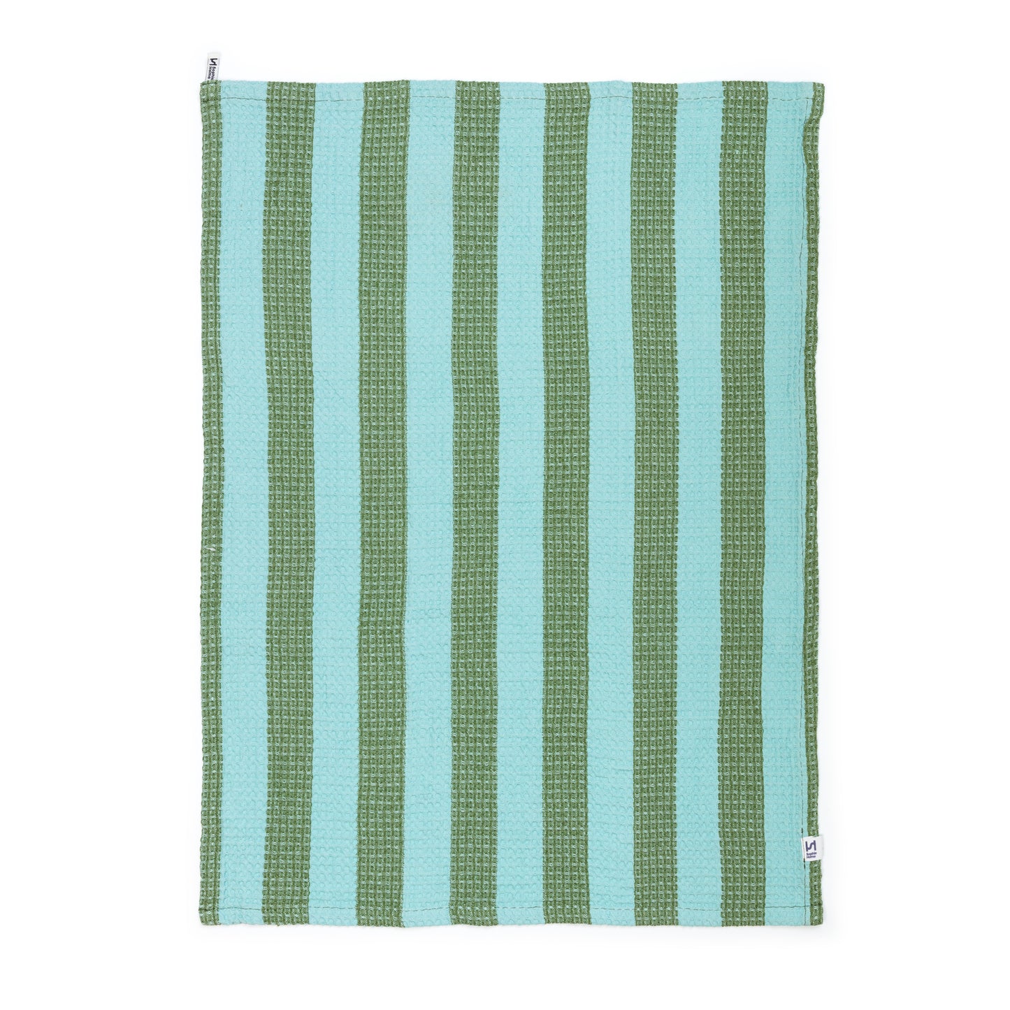 Cotton Waffle Tea Towel 2 Pack: Green & Citrus