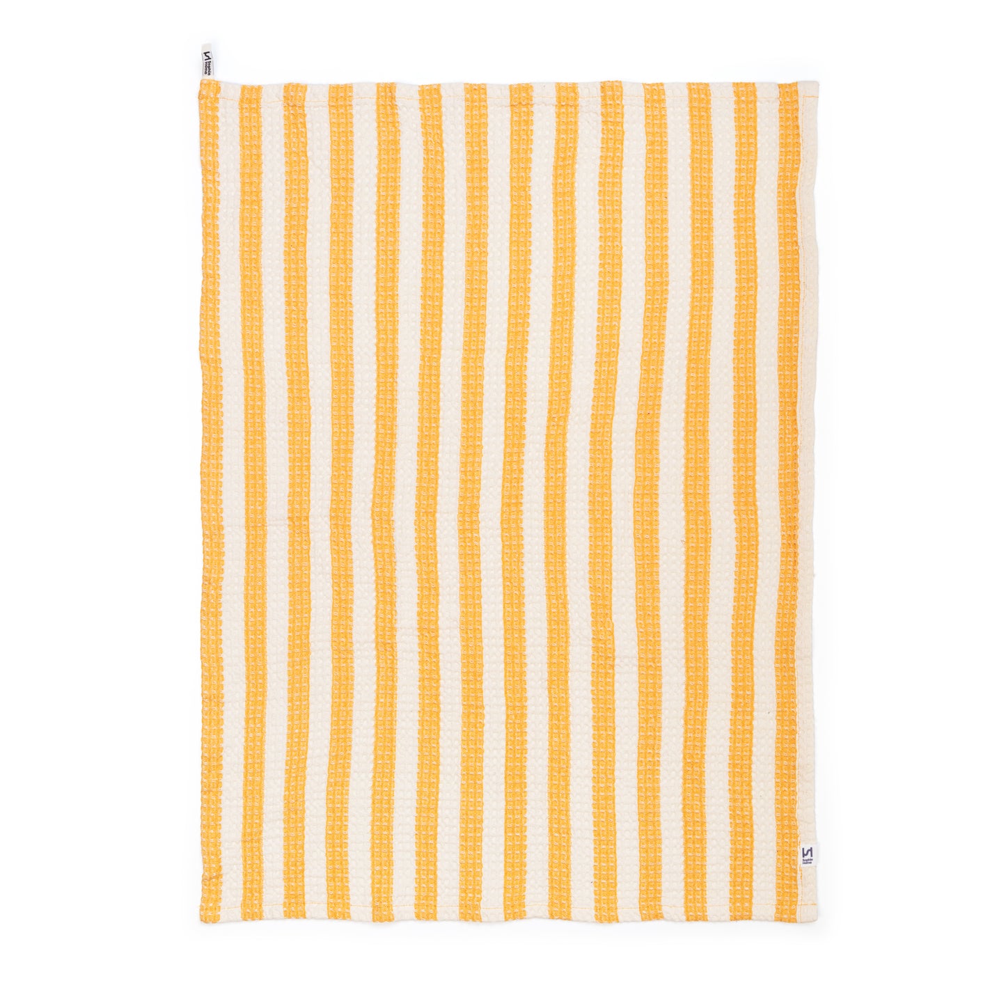 Cotton Waffle Tea Towel 2 Pack: Green & Citrus