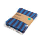Cotton Waffle Tea Towel 2 Pack: Cobalt & Ivory