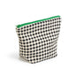 Recycled Cotton Wash Bag: Navy & Yellow