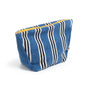 Striped Terry Towelling Wash Bag: Cobalt & Navy